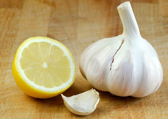 Lemon and garlic to treat knee osteoarthritis